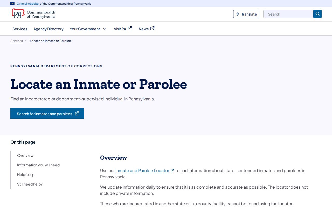 Tioga County criminal custody locator instructions